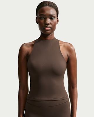 NikeSKIMS Matte Women's Mock-Neck Racerback Tank Top. Nike JP